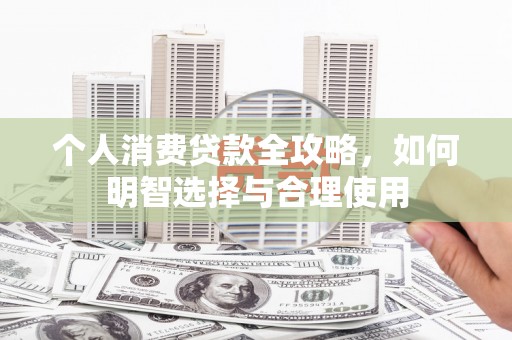 博罗个人消费贷款全攻略，如何明智选择与合理使用